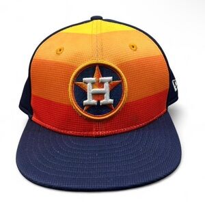 Youth Houston Astros Fitted Baseball Hat size 6 3/4